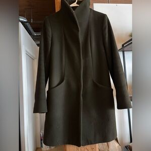 Wilfred Olive Green Cocoon Coat